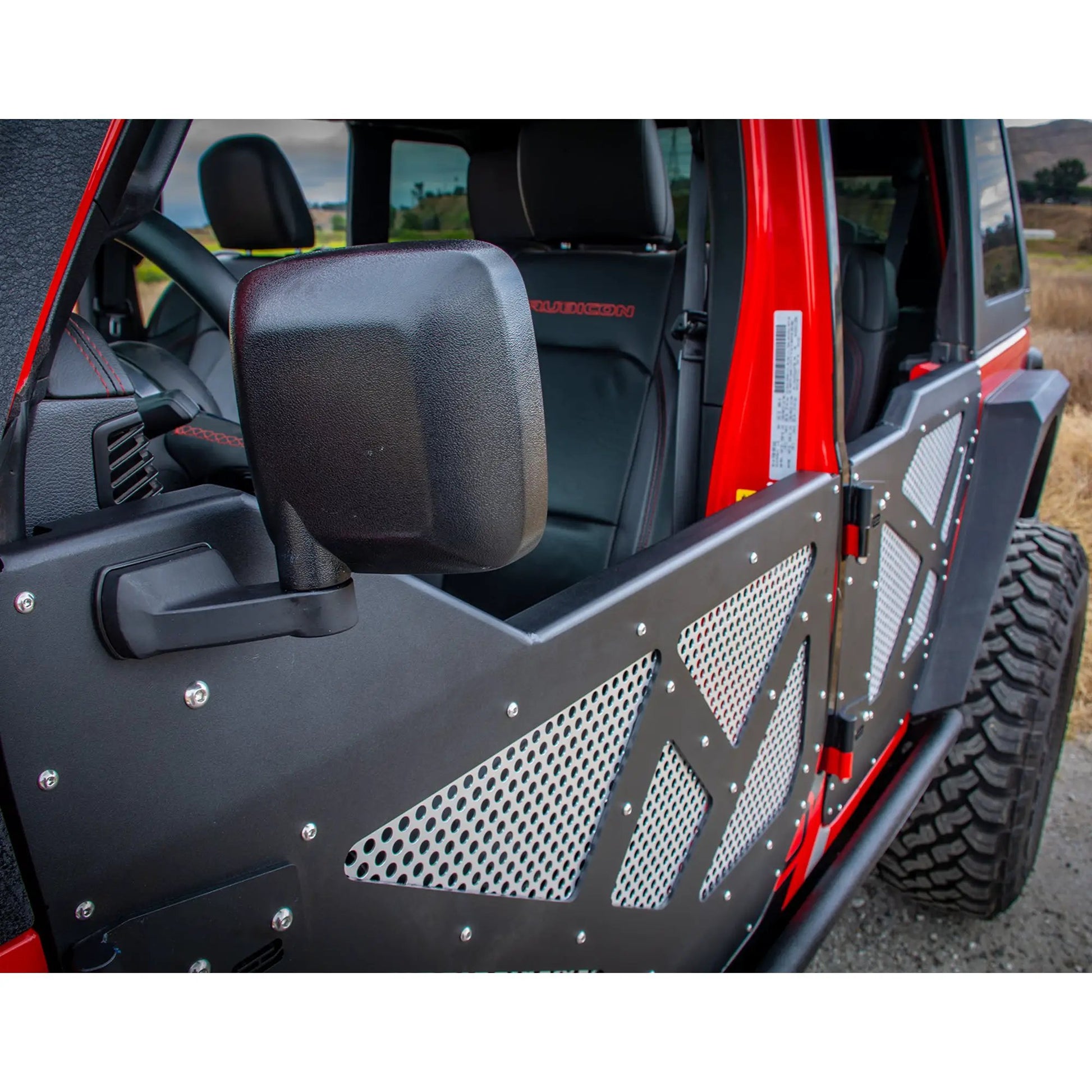 DV8 Offroad JT Half-Doors With Aluminum Mesh by DV8 Offroad
