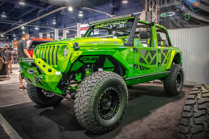 DV8 Offroad Jeep JL & JT Half-Doors With Aluminum Mesh by DV8 Offroad