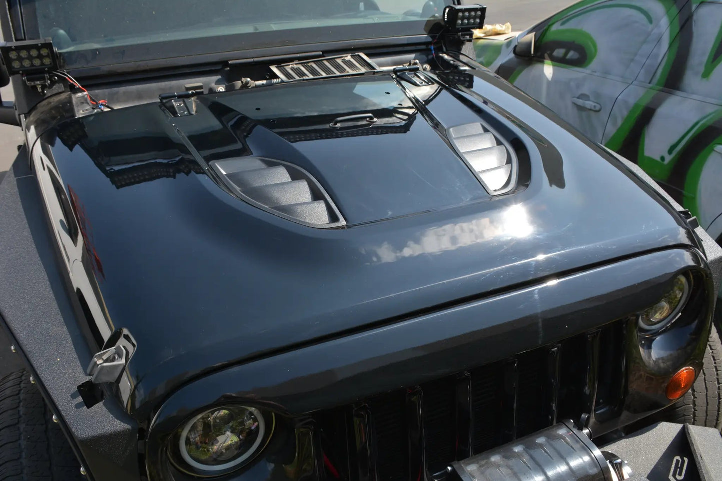 DV8 Offroad 07-18 Jeep JK Hood; 10Th Anniversary by DV8 Offroad