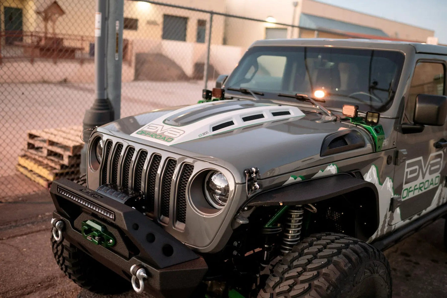 DV8 Offroad 18+ Jeep JL & 20 Jeep JT Hood; Heat Dispersion by DV8 Offroad