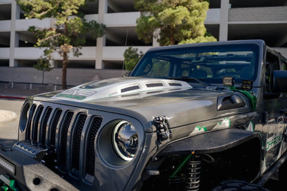 DV8 Offroad Jeep JL & Jeep JT Heat Dispersion Hood by DV8 Offroad