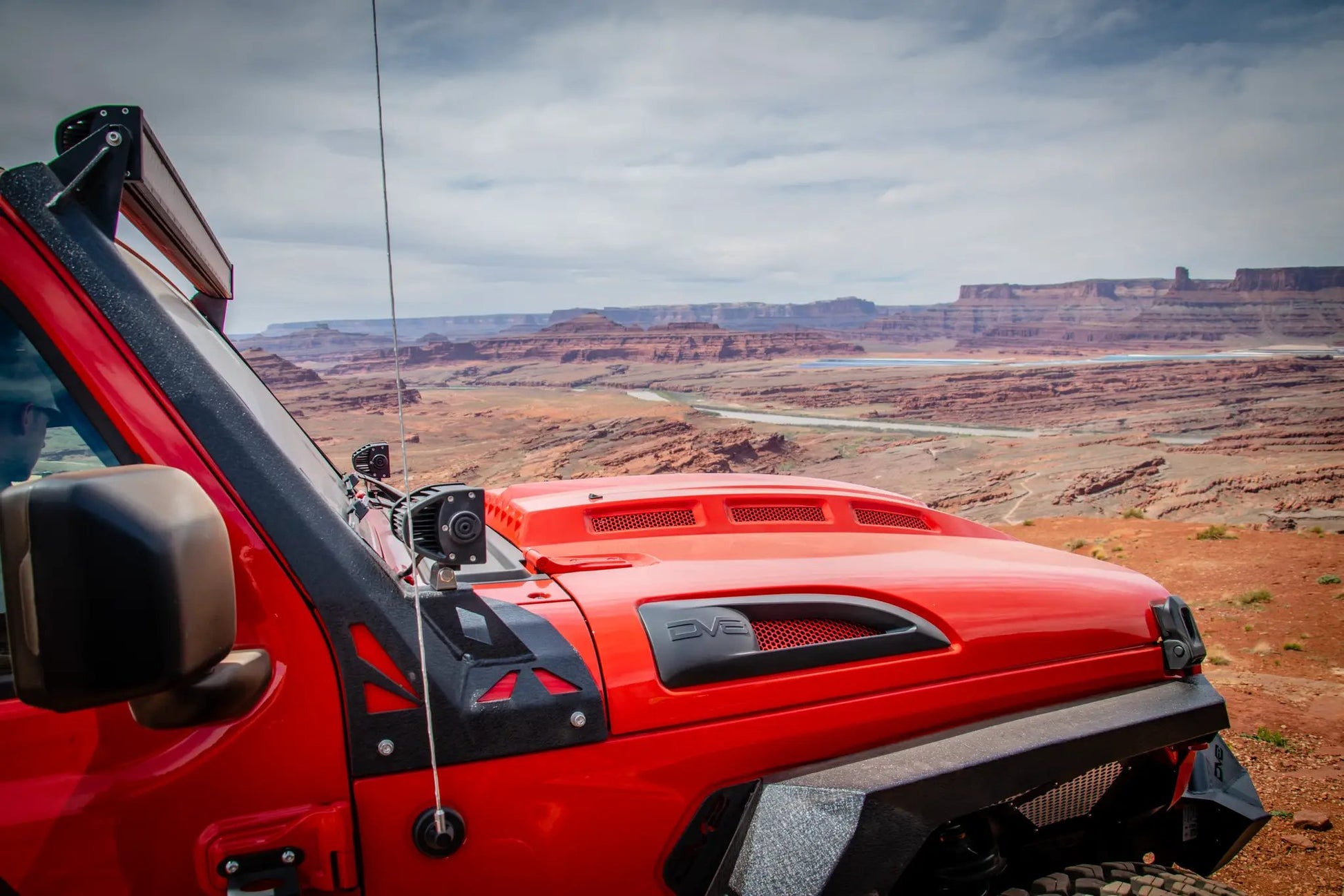 DV8 Offroad 18+ Jeep JL & 20 Jeep JT Hood; Heat Dispersion by DV8 Offroad