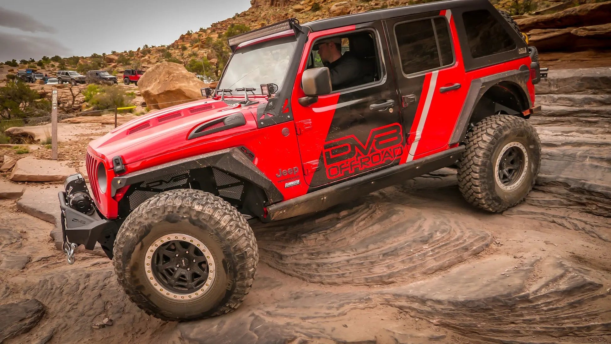 DV8 Offroad Jeep JL & Jeep JT Heat Dispersion Hood by DV8 Offroad