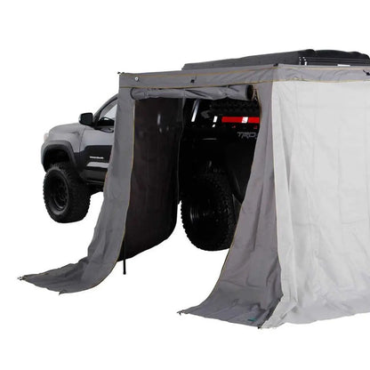OVS HD Nomadic 270 LTE - Awning Wall 1, Driver Side, Grey Body, Green Trim W/Storage Bag by OVS