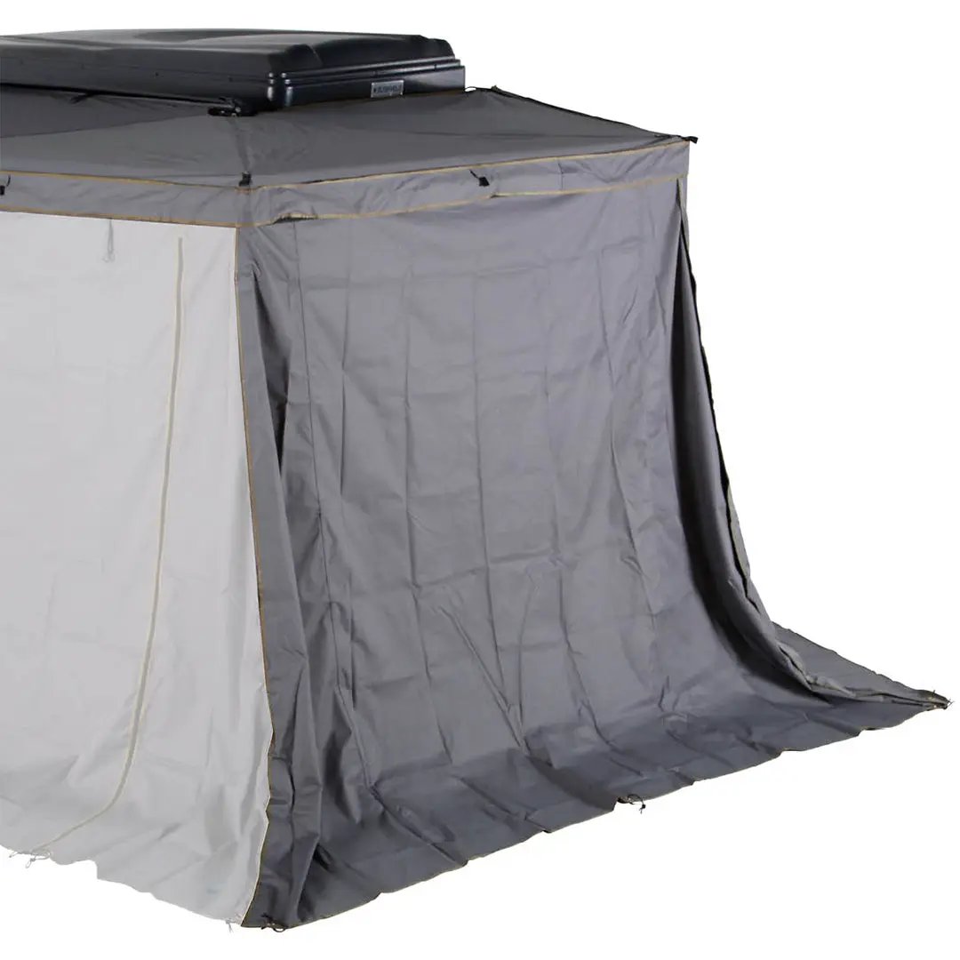 OVS HD Nomadic 270 LTE - Awning Wall 1, Driver Side, Grey Body, Green Trim W/Storage Bag by OVS