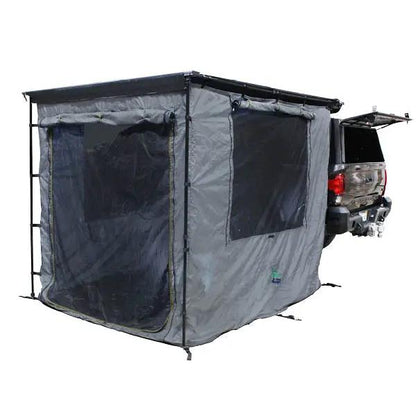 OVS HD Nomadic 2.0 Awning Room Enclosure, Grey Body, Green Trim (4 Walls & Floor) by OVS