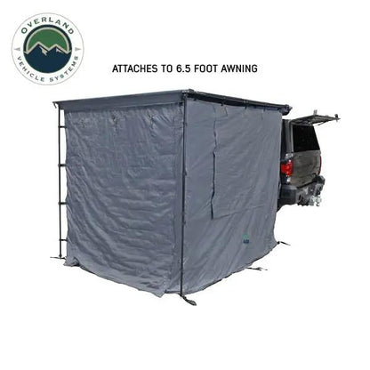 OVS HD Nomadic 2.0 Awning Room Enclosure, Grey Body, Green Trim (4 Walls & Floor) by OVS