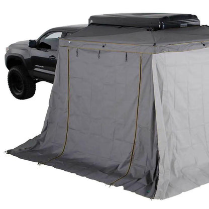 OVS HD Nomadic 270 LTE - Awning Wall 1, Driver Side, Grey Body, Green Trim W/Storage Bag by OVS