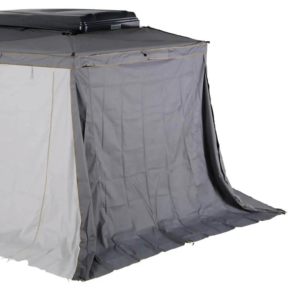 OVS HD Nomadic 270 LTE - Awning Wall 1, Driver Side, Grey Body, Green Trim W/Storage Bag by OVS