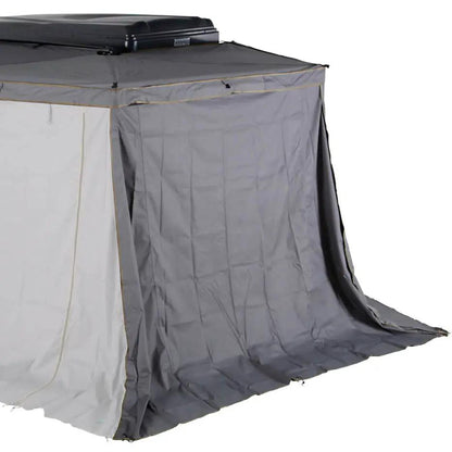 OVS HD Nomadic 270 LTE - Awning Wall 1, Driver Side, Grey Body, Green Trim W/Storage Bag by OVS