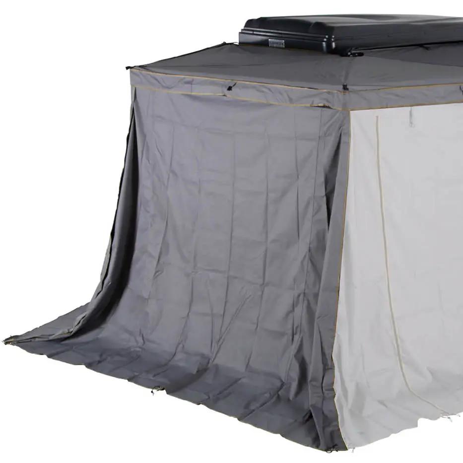OVS HD Nomadic 270 LTE - Awning Wall 1, Driver Side, Grey Body, Green Trim W/Storage Bag by OVS