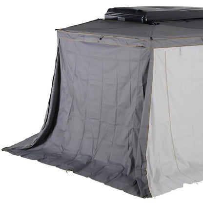 OVS HD Nomadic 270 LTE - Awning Wall 1, Driver Side, Grey Body, Green Trim W/Storage Bag by OVS