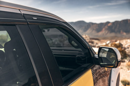 Husky Liners Low Profile Ventvisor Deflector; Smoke; Outside Mount; 4 pc.