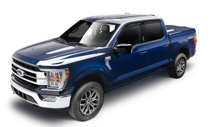 Husky Liners Low Profile Ventvisor Deflector; Smoke; Outside Mount; 4 pc.
