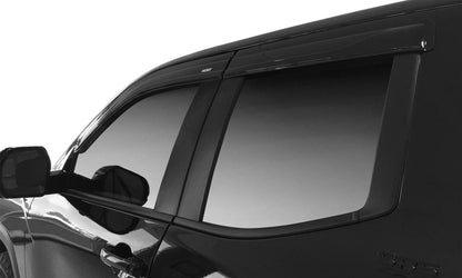Husky Liners Low Profile Ventvisor Deflector; Smoke; In-Channel Mount; 4 pc.