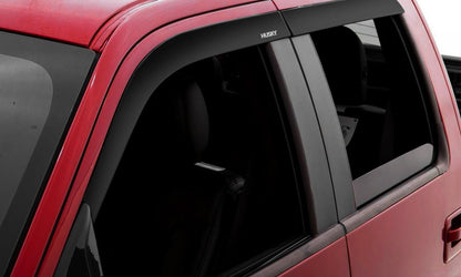 Husky Liners Low Profile Ventvisor Deflector; Smoke; Outside Mount; 4 pc.