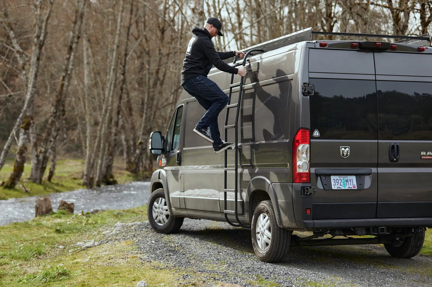 Flatline Van Co. Promaster Van Side Ladder by Flatline Van Co.