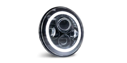 DV8 Offroad 07-18 Jeep JK Projector Headlights; Halo by DV8 Offroad