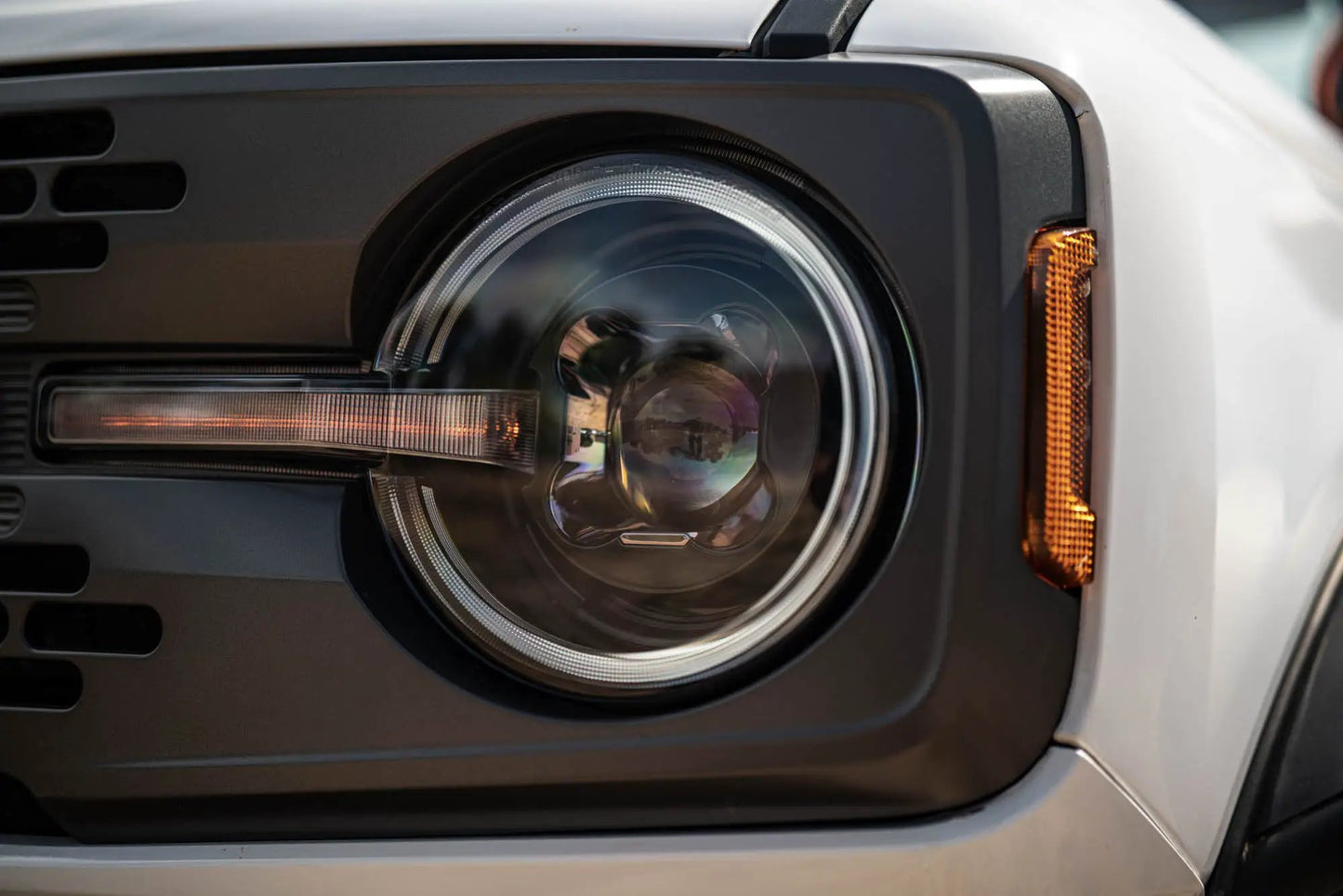 DV8 Offroad 2021-2025 Ford Bronco Black Headlights by DV8 Offroad