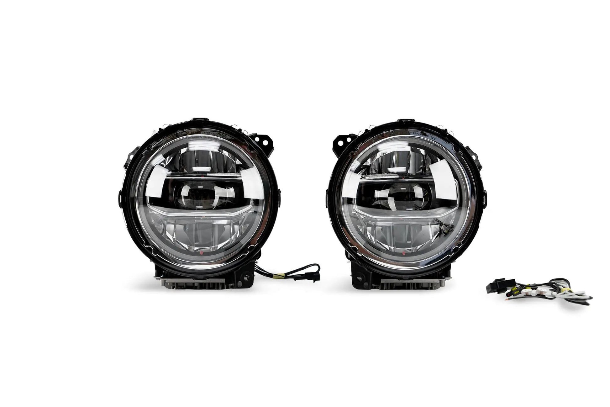 DV8 Offroad Jeep JL & JT LED Headlights Chrome by DV8 Offroad