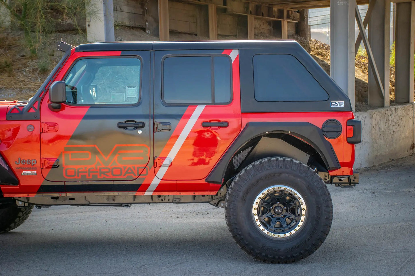 DV8 Offroad 18+Jeep JL 4-Door Hard Top; Fastback by DV8 Offroad