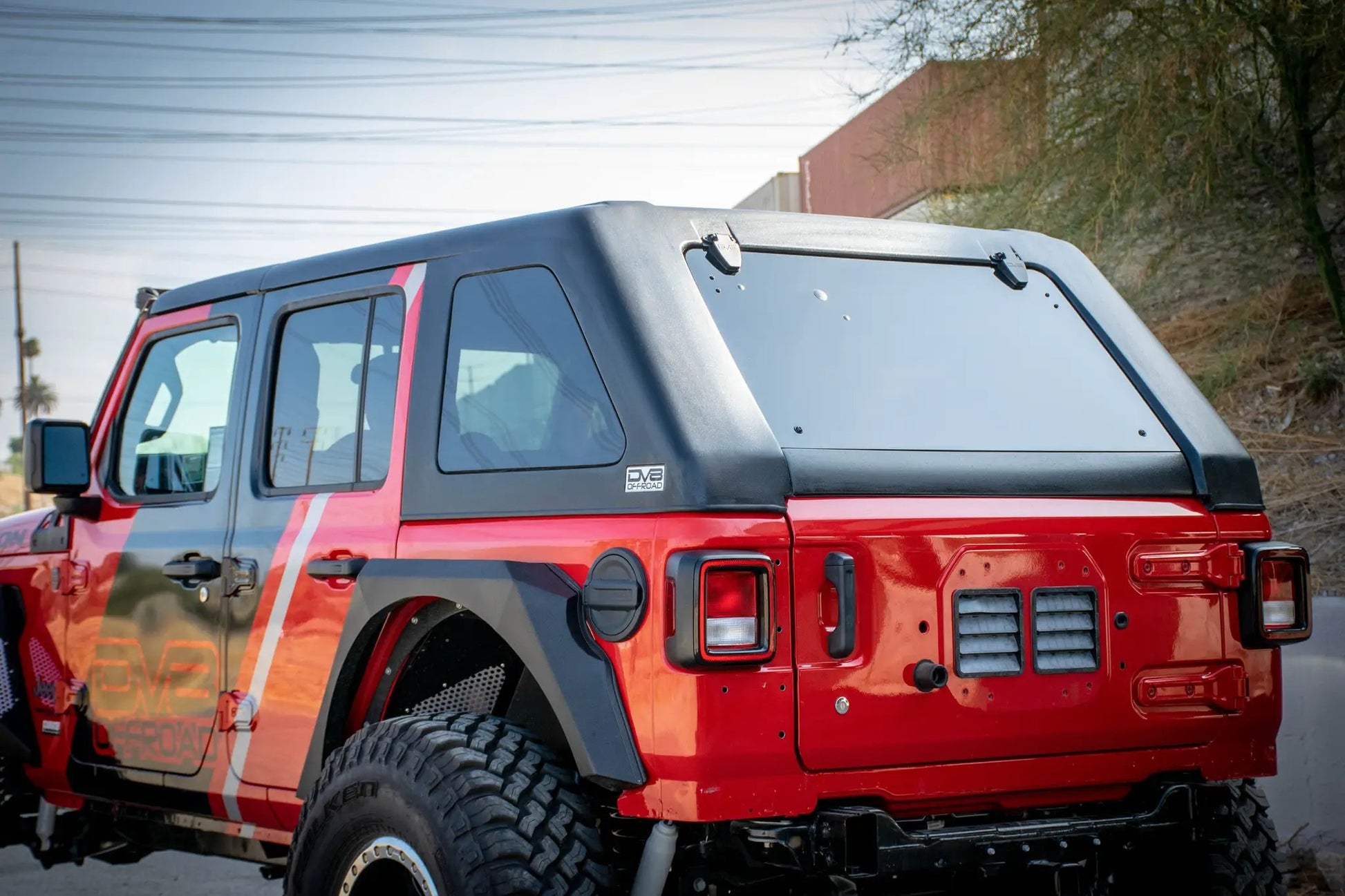 DV8 Offroad 18+Jeep JL 4-Door Hard Top; Fastback by DV8 Offroad