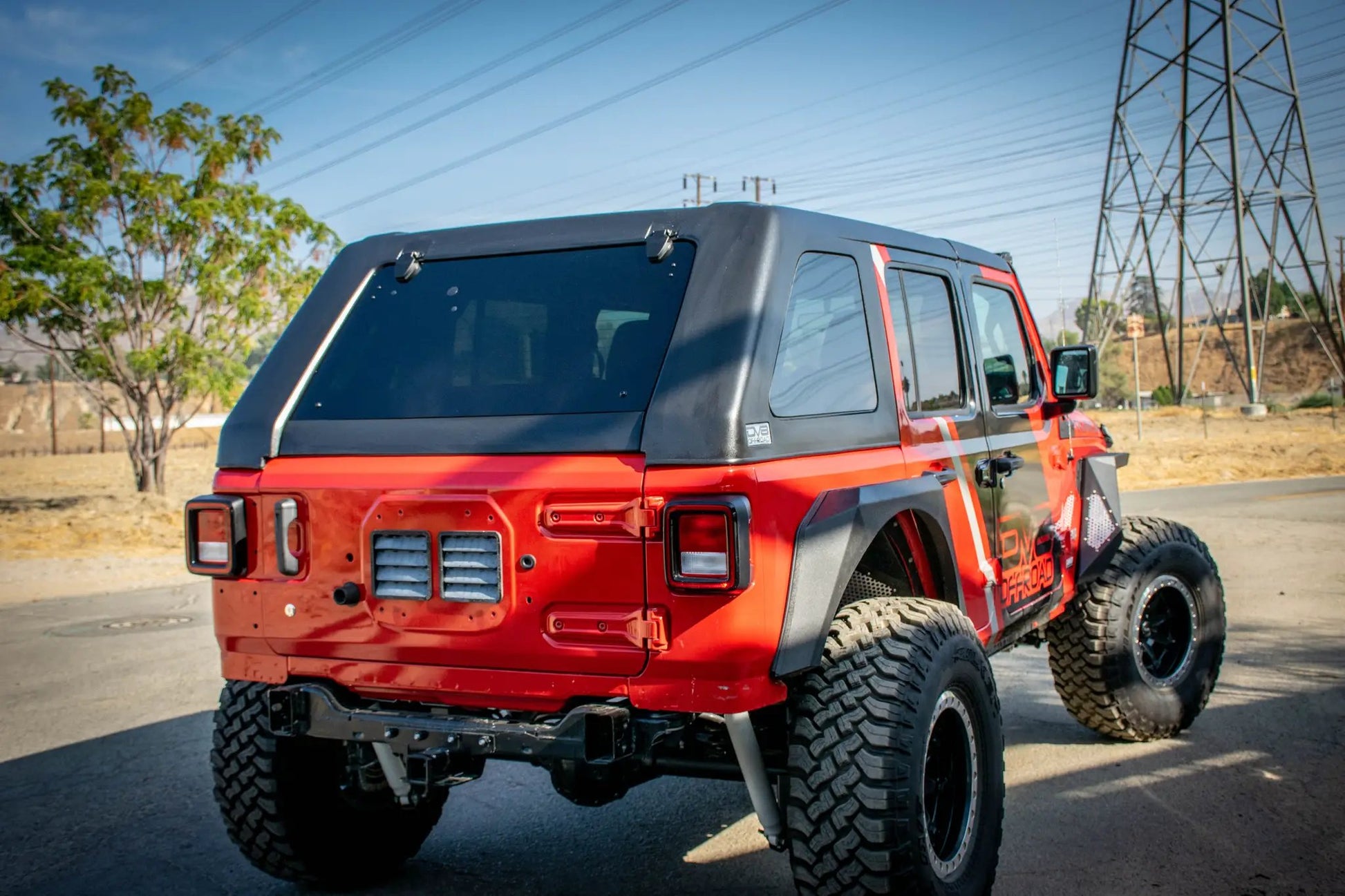 DV8 Offroad 18+Jeep JL 4-Door Hard Top; Fastback by DV8 Offroad