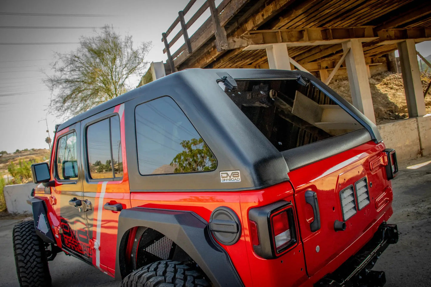 DV8 Offroad 18+Jeep JL 4-Door Hard Top; Fastback by DV8 Offroad
