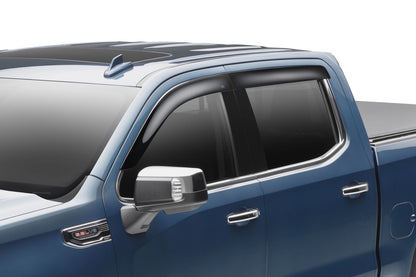 Husky Liners Low Profile Ventvisor Deflector; Smoke; Outside Mount; 4 pc.