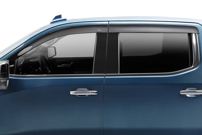 Husky Liners Low Profile Ventvisor Deflector; Smoke; Outside Mount; 4 pc.