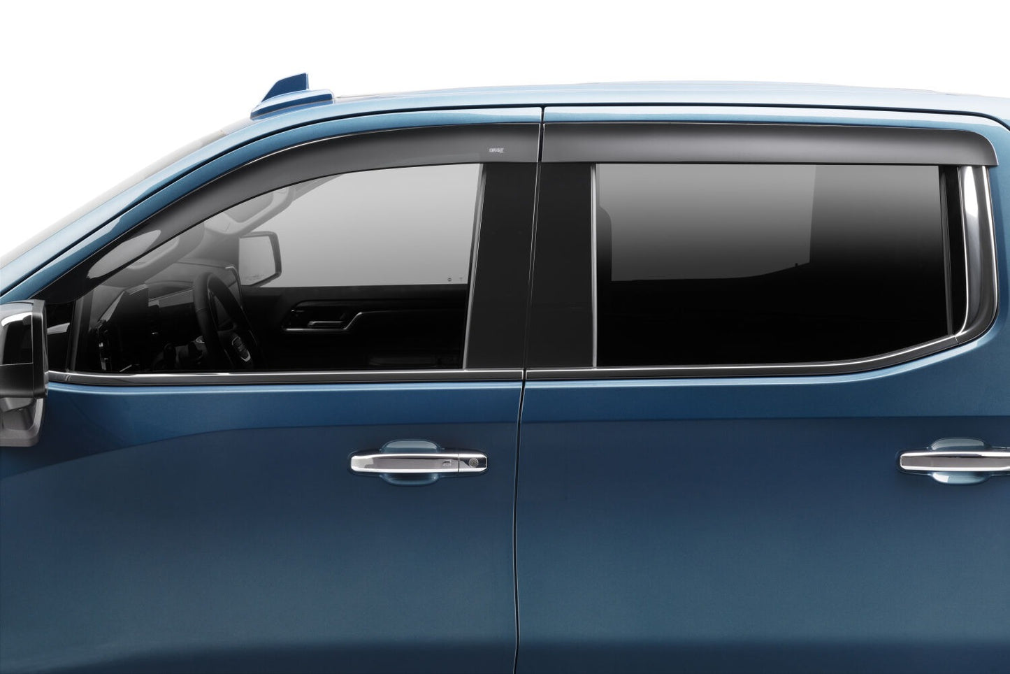 Husky Liners Low Profile Ventvisor Deflector; Smoke; Outside Mount; 4 pc.
