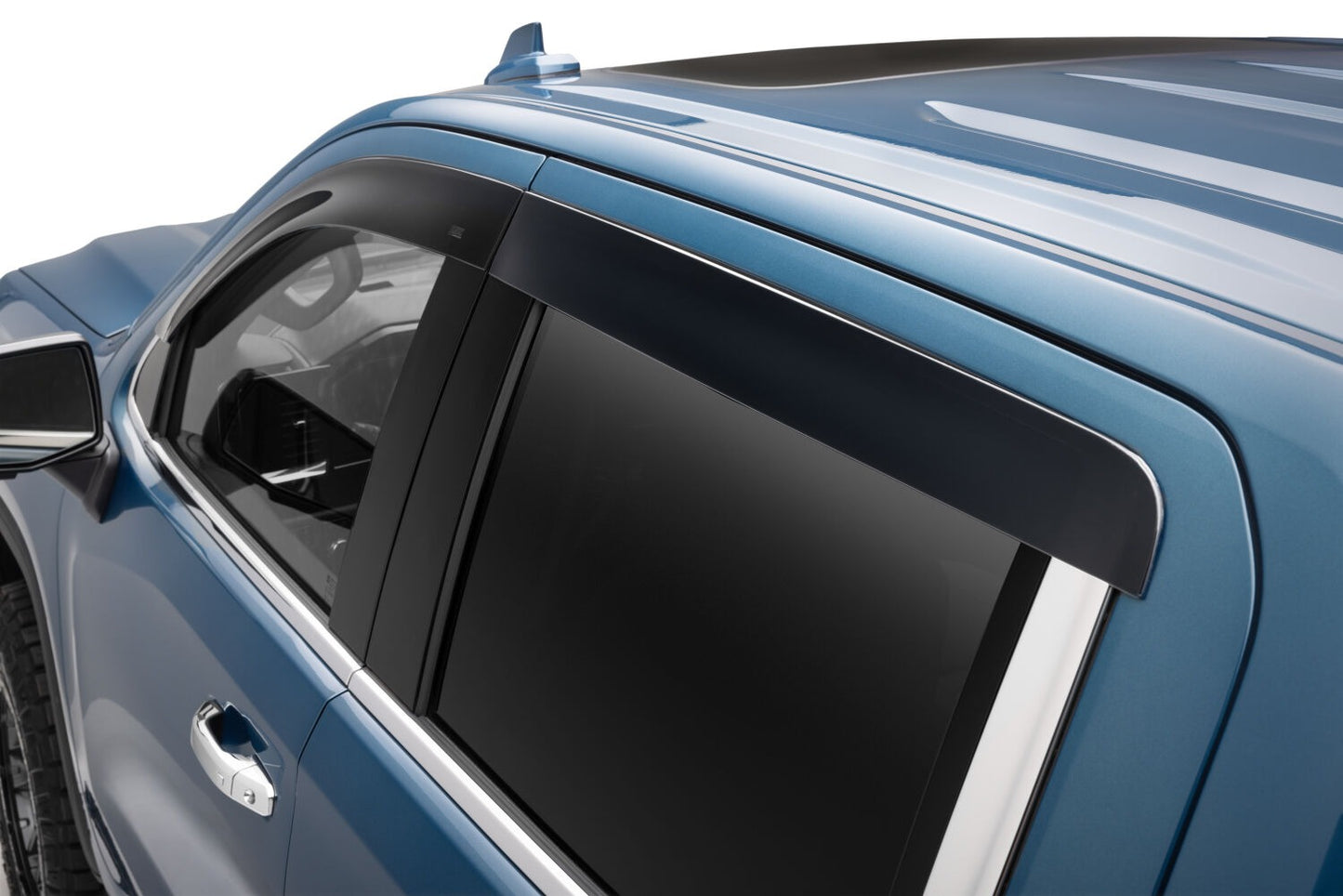 Husky Liners Low Profile Ventvisor Deflector; Smoke; Outside Mount; 4 pc.