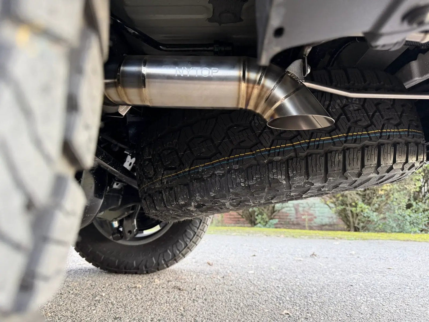 NYTOP 2024-Current Lexus GX550/Toyota Land Cruiser Titanium Axle Dump Exhaust by NYTOP