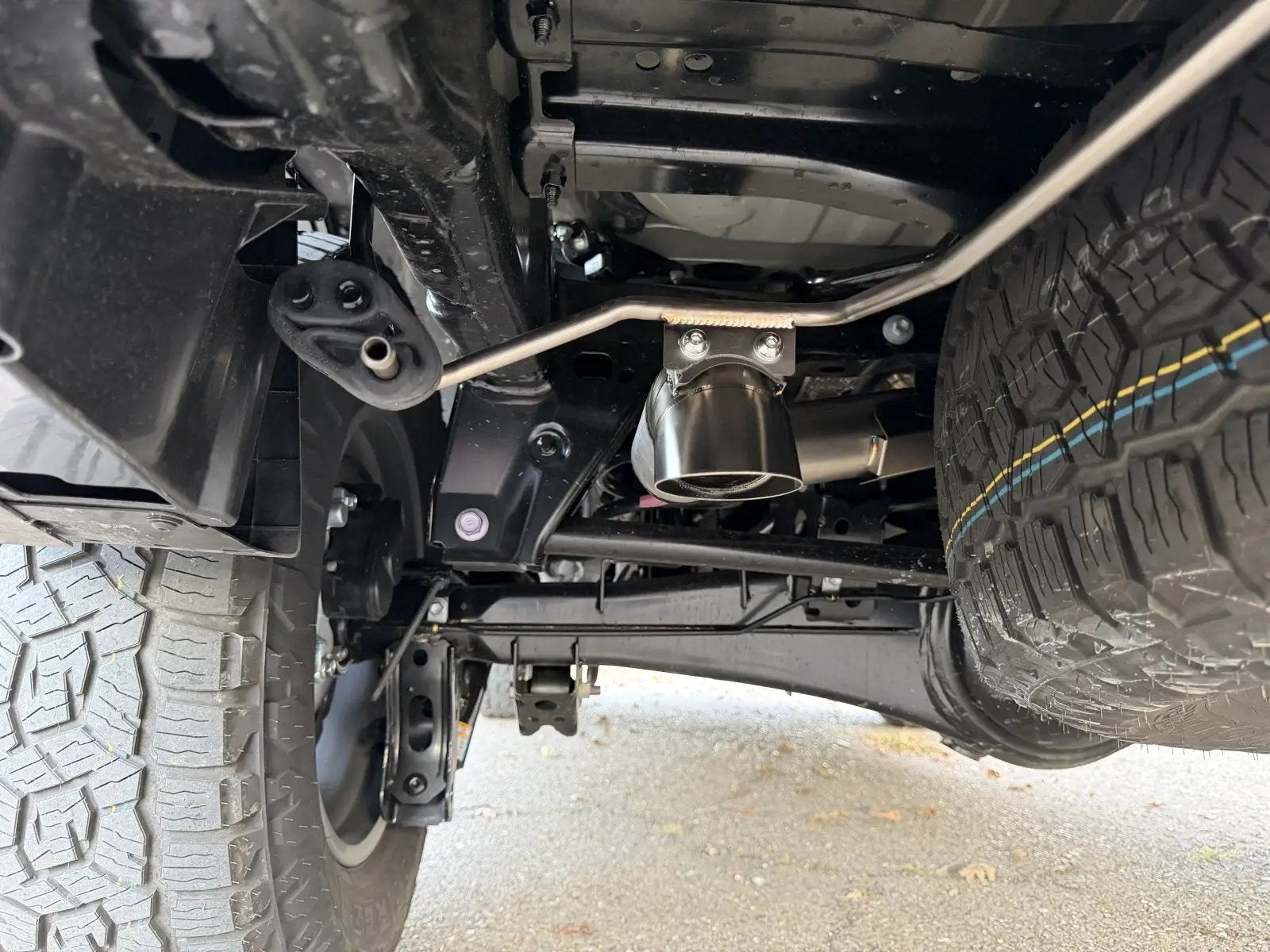 NYTOP 2024-Current Lexus GX550/Toyota Land Cruiser Titanium Axle Dump Exhaust by NYTOP
