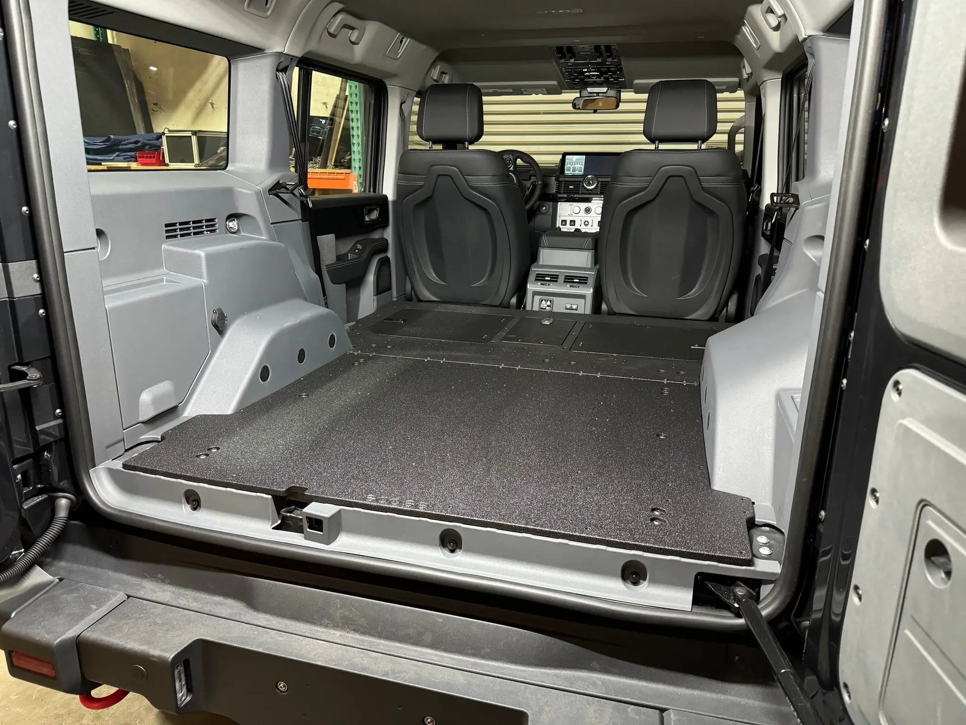 Ineos - Grenadier - 2024-Present - 1st Gen - Explore Series - Second Row Seat Delete Plate System by Goose Gear