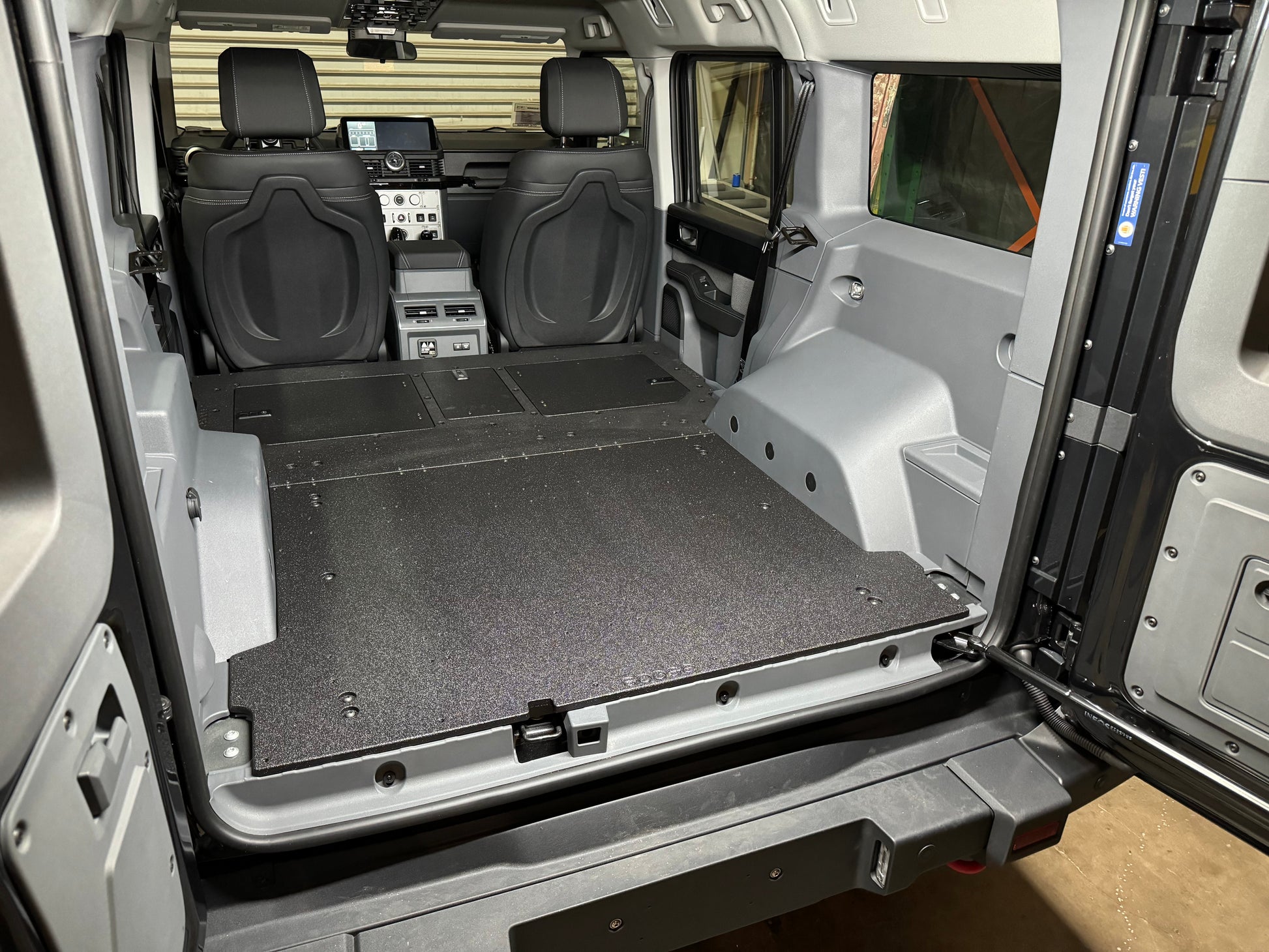 Ineos - Grenadier - 2024-Present - 1st Gen - Explore Series - Second Row Seat Delete Plate System by Goose Gear