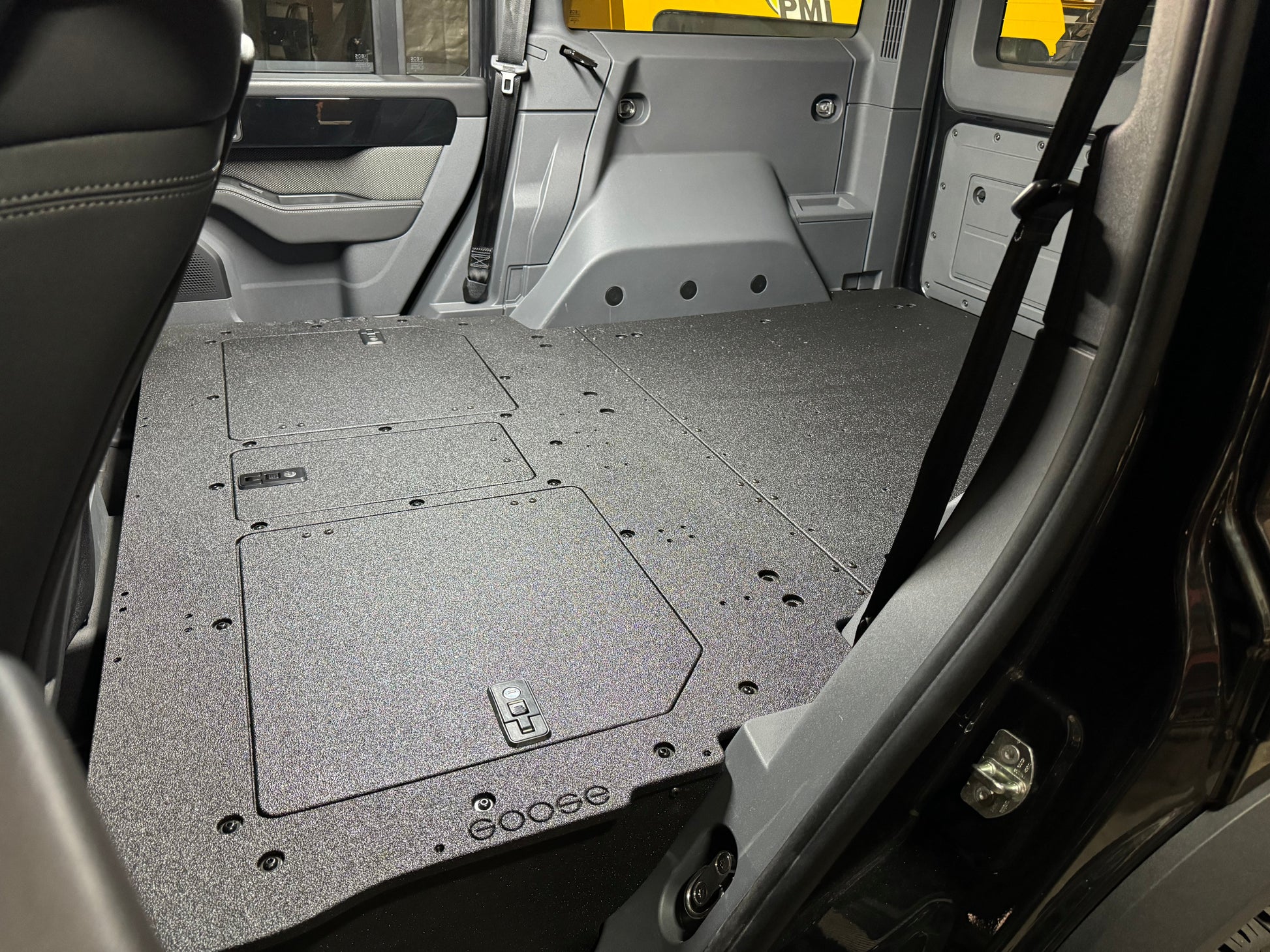 Ineos - Grenadier - 2024-Present - 1st Gen - Explore Series - Second Row Seat Delete Plate System by Goose Gear
