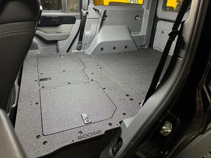 Ineos - Grenadier - 2024-Present - 1st Gen - Explore Series - Second Row Seat Delete Plate System by Goose Gear