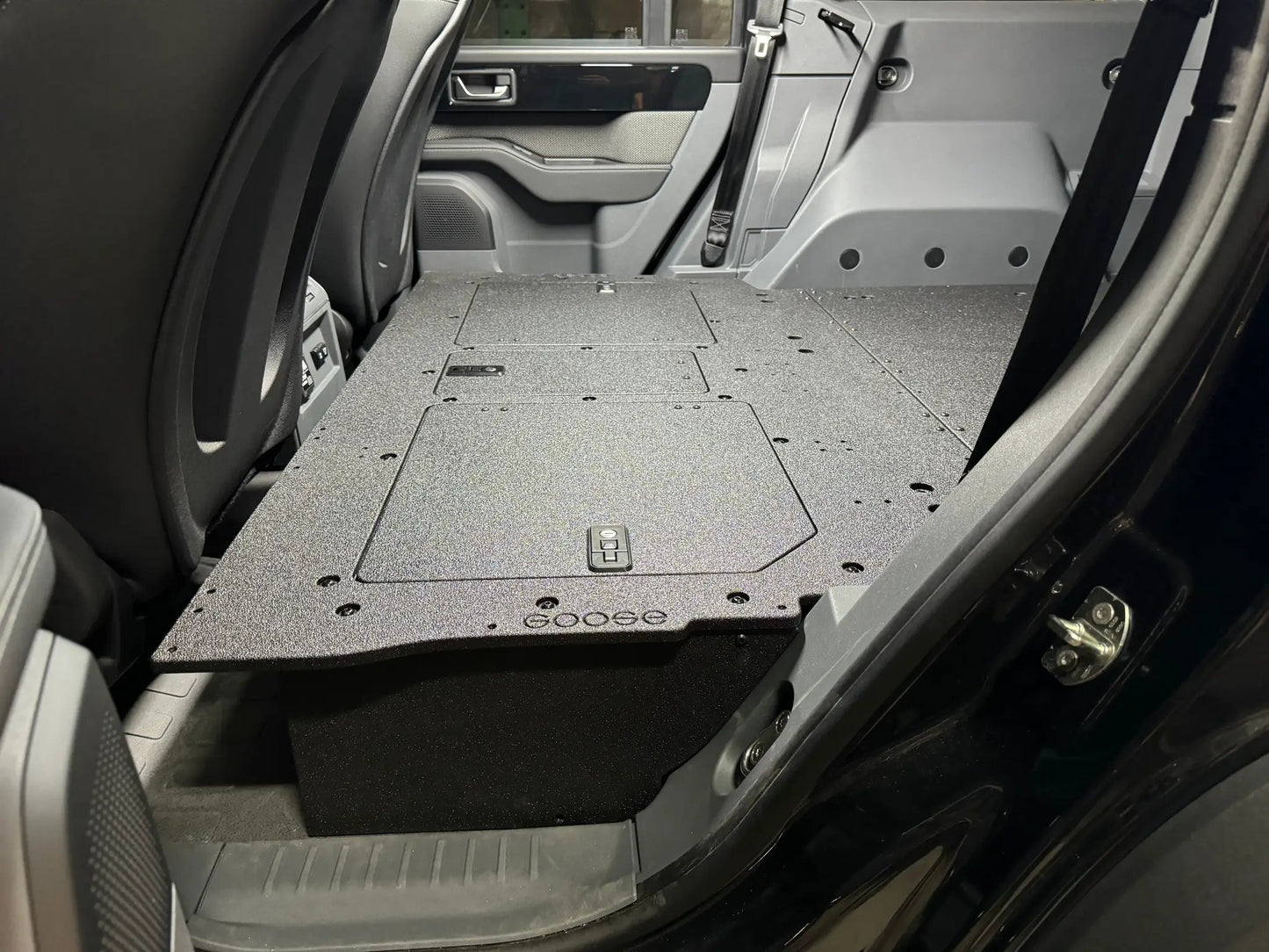 Ineos - Grenadier - 2024-Present - 1st Gen - Explore Series - Second Row Seat Delete Plate System by Goose Gear