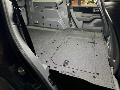 Ineos - Grenadier - 2024-Present - 1st Gen - Explore Series - Second Row Seat Delete Plate System by Goose Gear