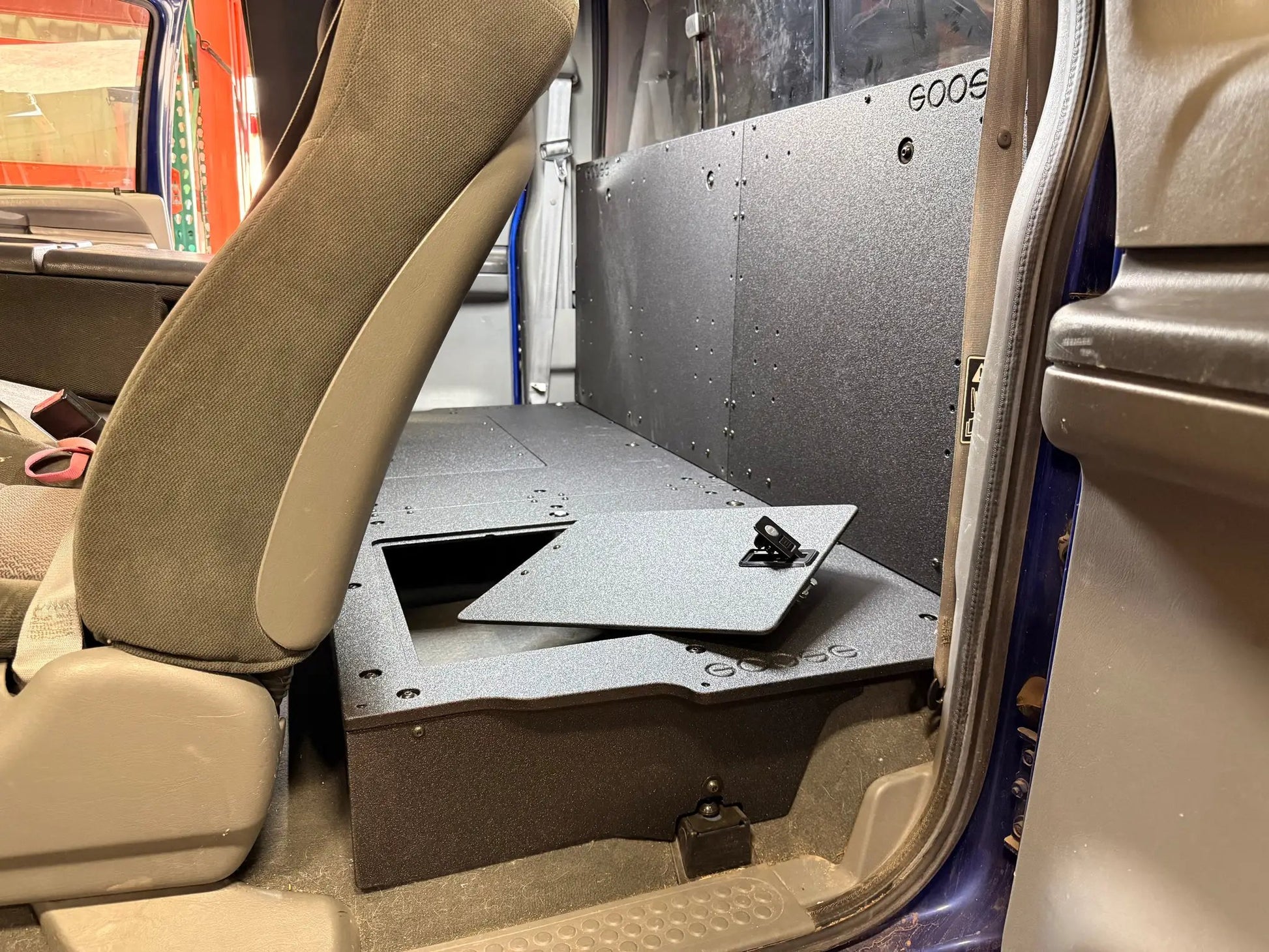 Ford - F250-350 - 1999-2007 - 1st Gen - Super Cab - Explore Series - Second Row Seat Delete - 100% by Goose Gear
