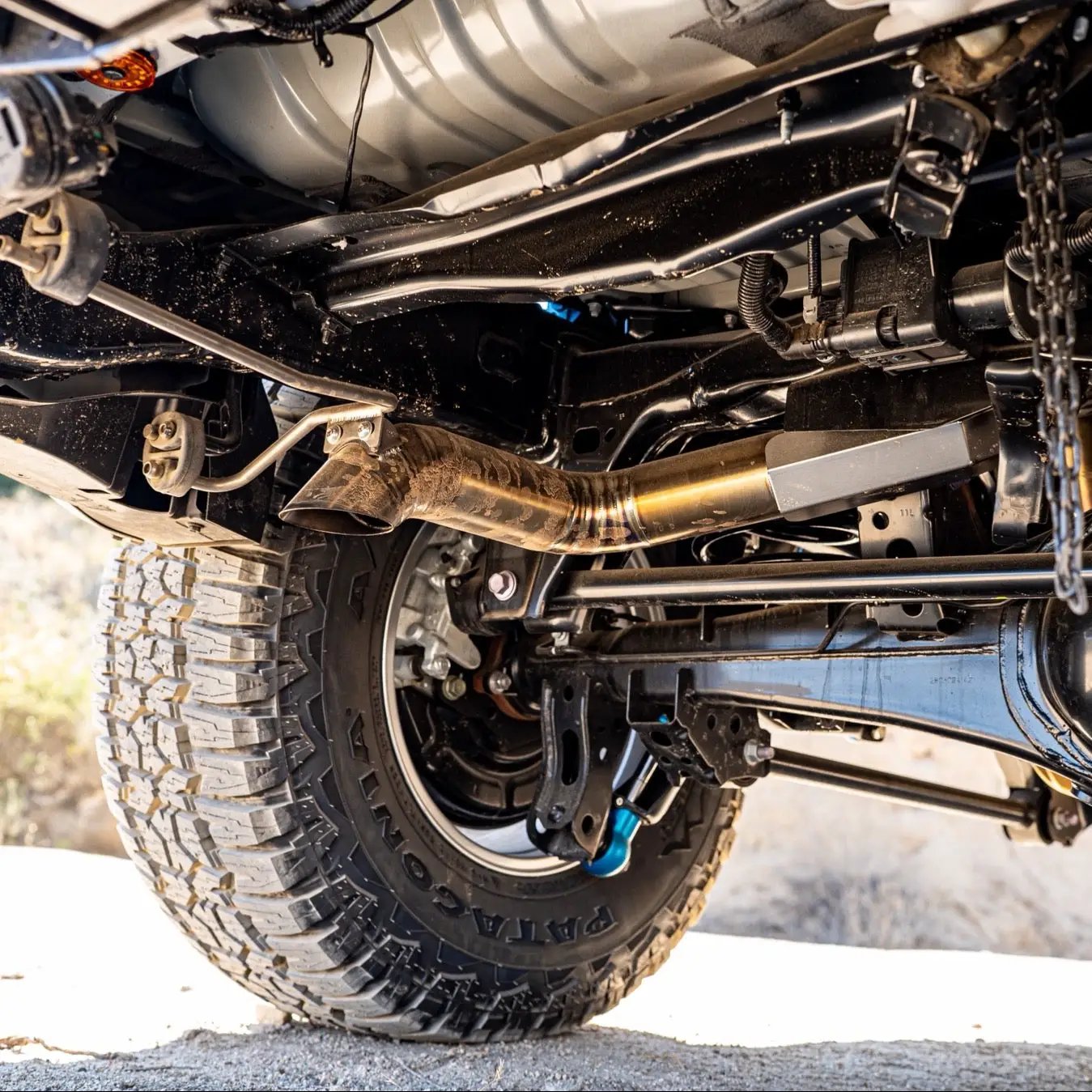 NYTOP 2025-Current Toyota 4Runner Titanium Axle Dump Exhaust by NYTOP