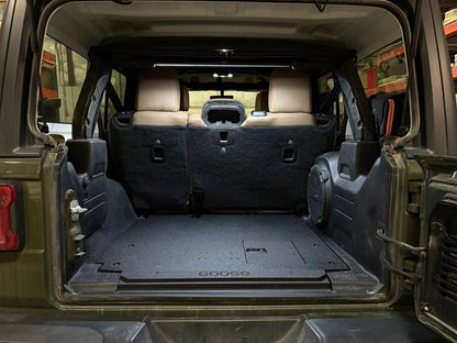 Jeep Wrangler 2018-2023 JLU 4 Door - Rear Plate System by Goose Gear