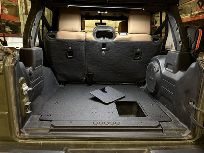 Jeep Wrangler 2018-2023 JLU 4 Door - Rear Plate System by Goose Gear