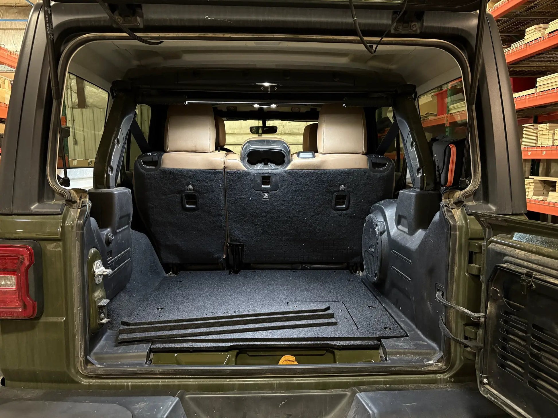 Jeep Wrangler 2018-2023 JLU 4 Door - Rear Plate System by Goose Gear