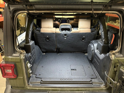 Jeep Wrangler 2018-2023 JLU 4 Door - Rear Plate System by Goose Gear