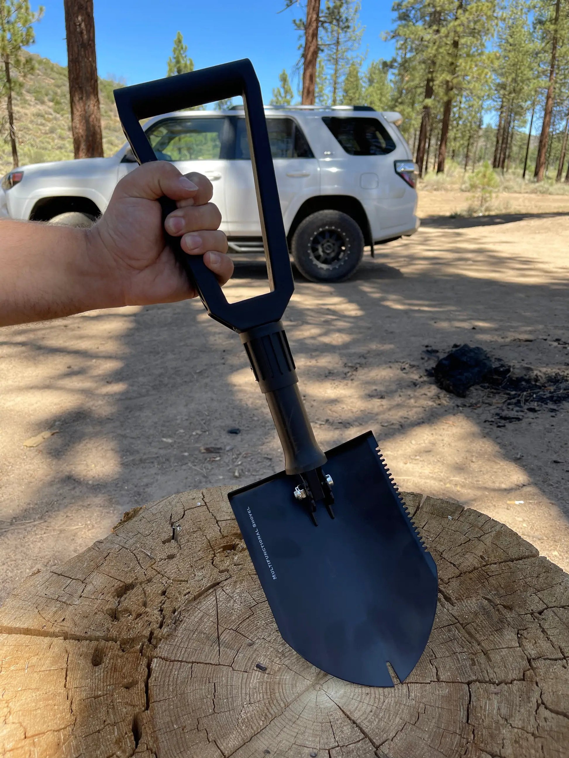 OVS Multi Functional Military Style Utility Shovel with Nylon Carrying Case by OVS