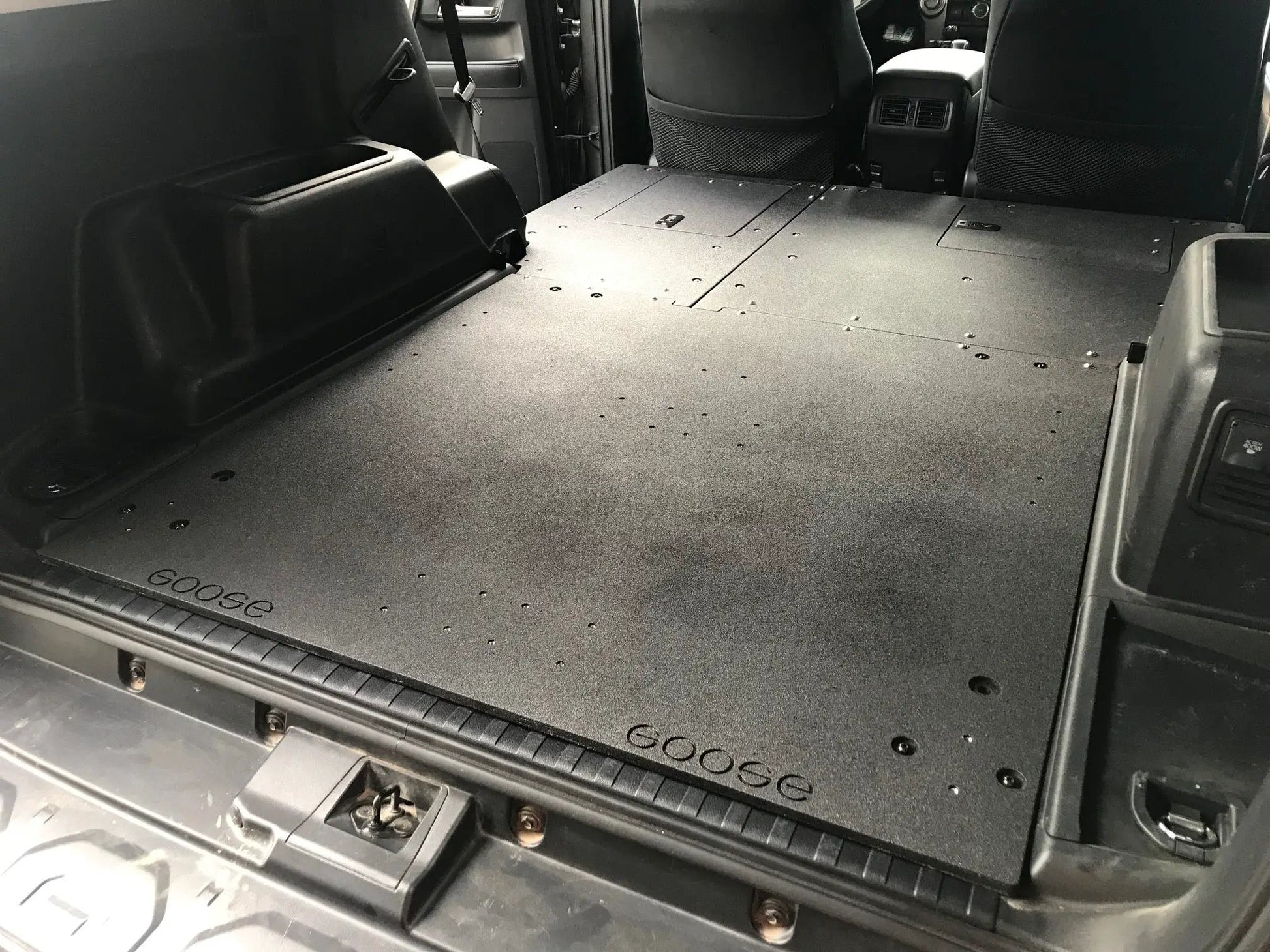 Toyota 4Runner 2010-2024 5th Gen. - Second Row Seat Delete Plate System by Goose Gear