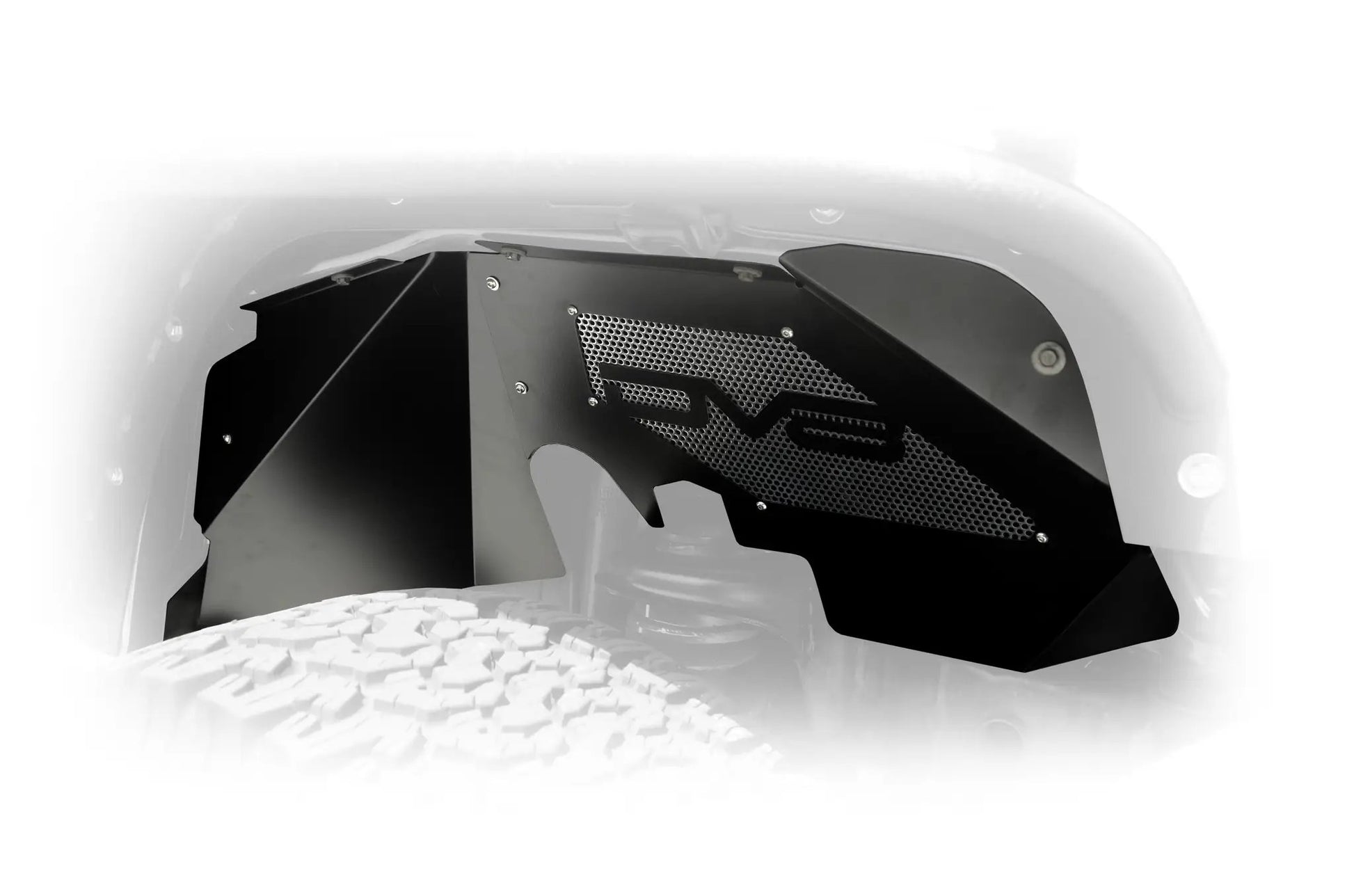 DV8 Offroad Jeep JK Front Inner Fenders Black Or Raw by DV8 Offroad