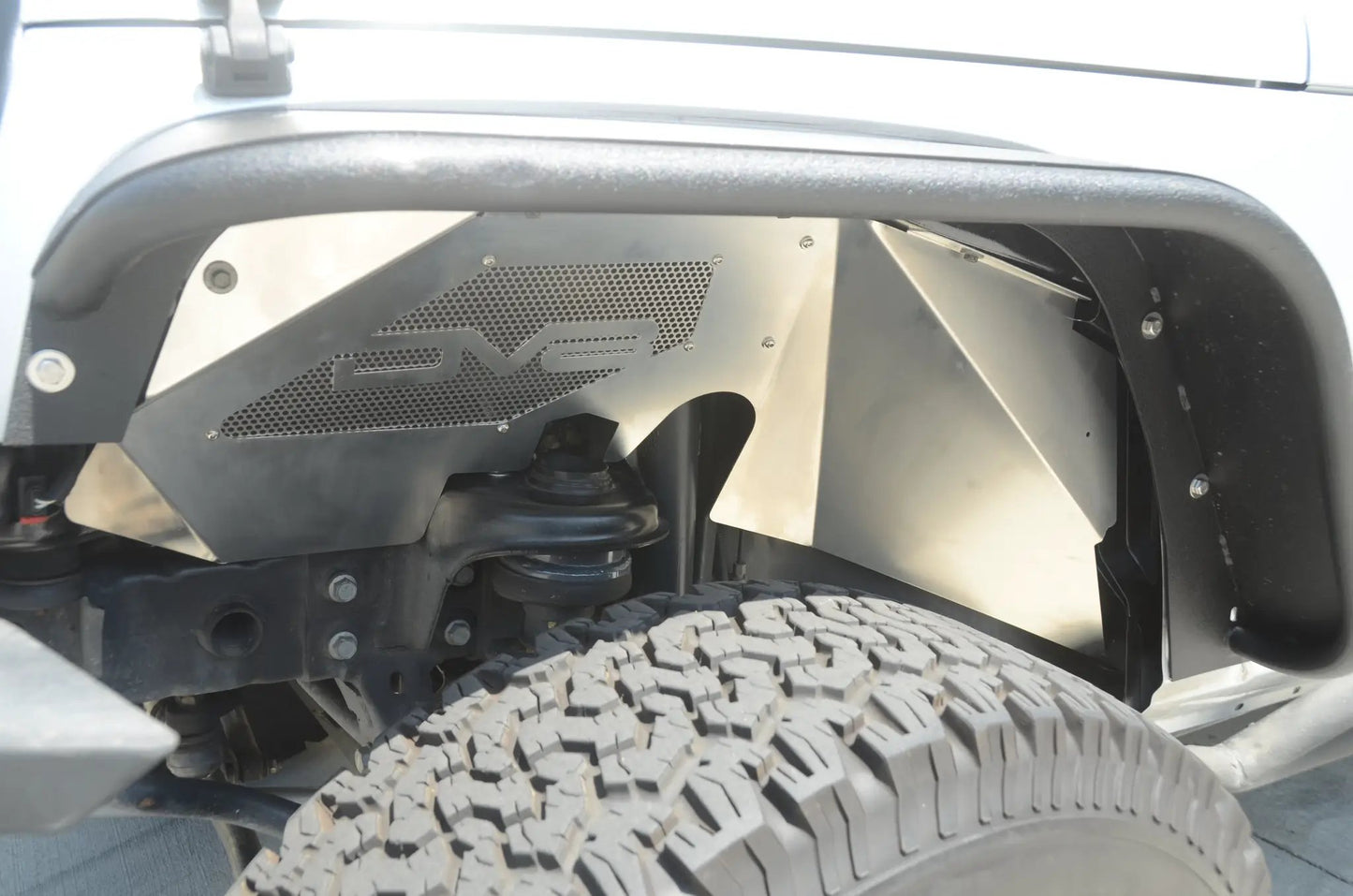 DV8 Offroad 07-18 Jeep JK Inner Fender; Front; Raw Finish by DV8 Offroad